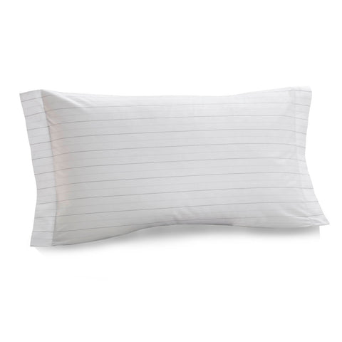 Coppia Federe Mirabello Luisiana Bristol Geometrico in Percalle