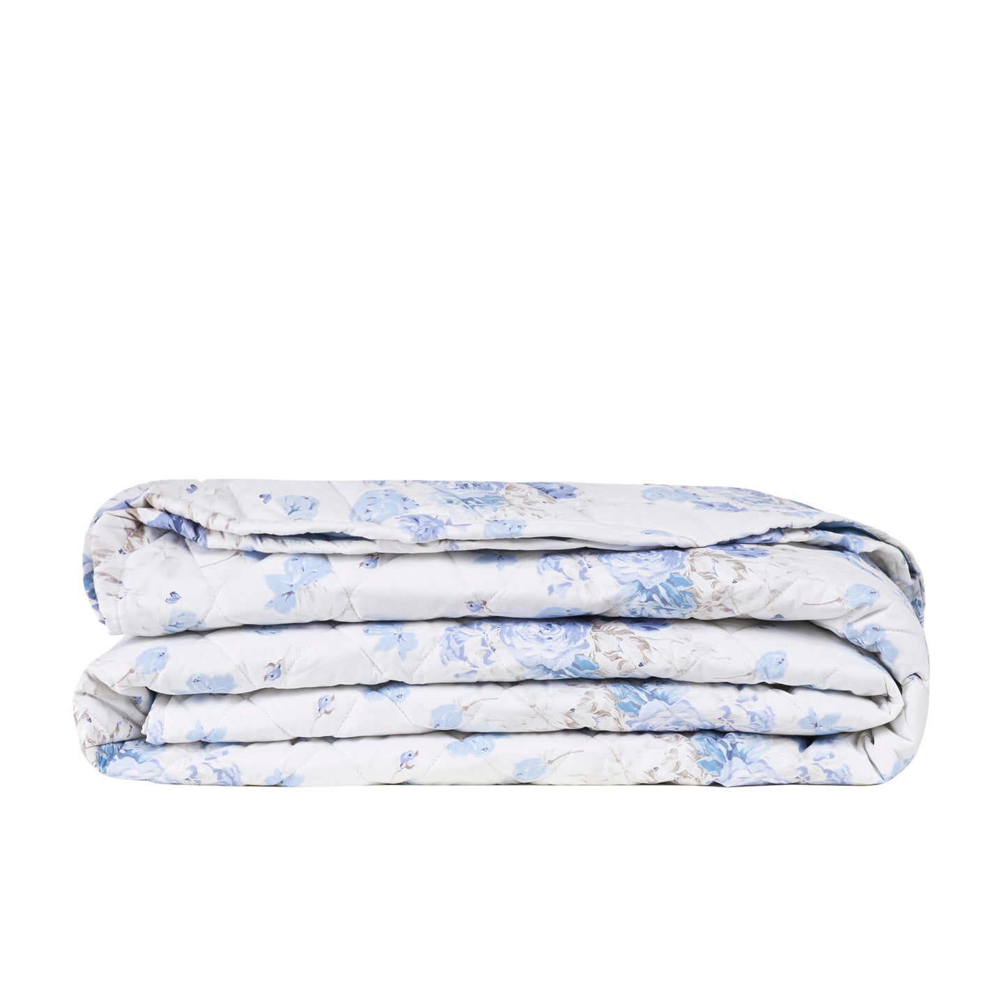 Copriletto Trapuntato Bellora Bouquet Floreale in Percalle