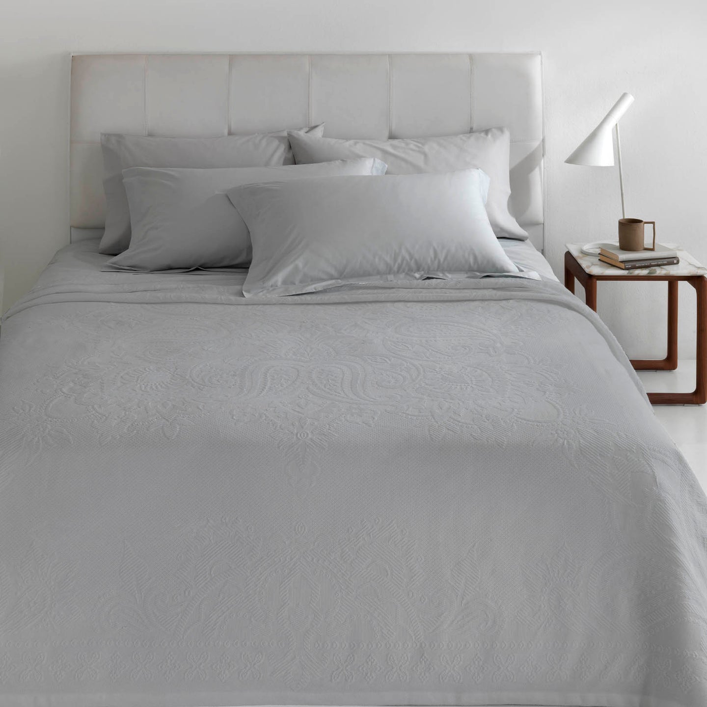 Copriletto non Trapuntato Mirabello Luisiana Lunel Tinta Unita in Cotone