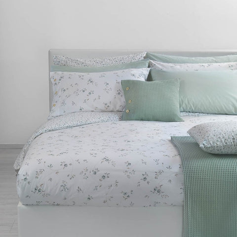 Copriletto Trapuntato Bellora Agatha Floreale in Percalle