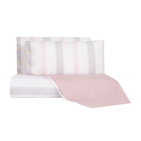 Copripiumino con federe Bellora Regimental Geometrico in Percalle