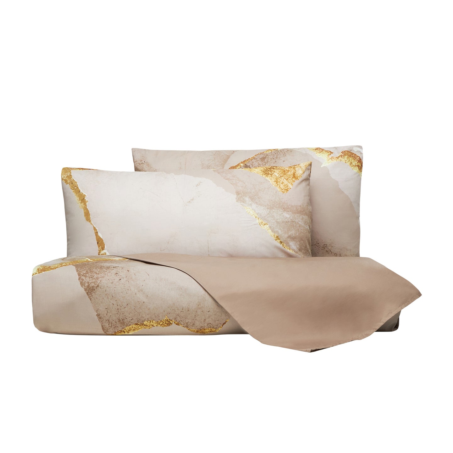 Copripiumino con federe Carrara Shibui Moderno in Percalle