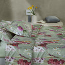 Copripiumino con federe Emporium Charming flowers Floreale in Percalle