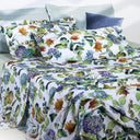 Copripiumino con federe Mirabello Hydrangea-jungle Floreale in Percalle