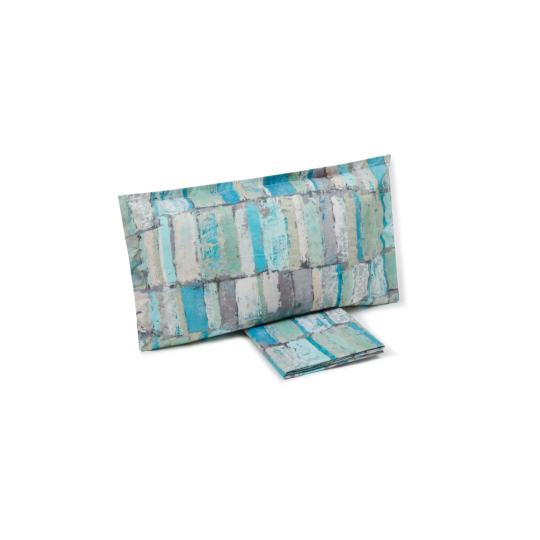 Copripiumino con federe Mirabello Mood Moderno in Percalle Luisiana