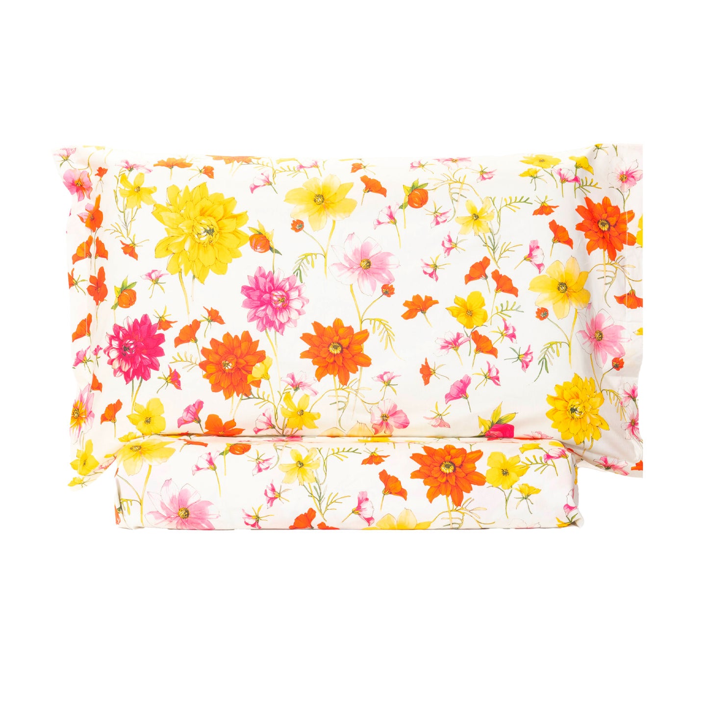 Copripiumino con federe Emporium Dalila Floreale in Percalle