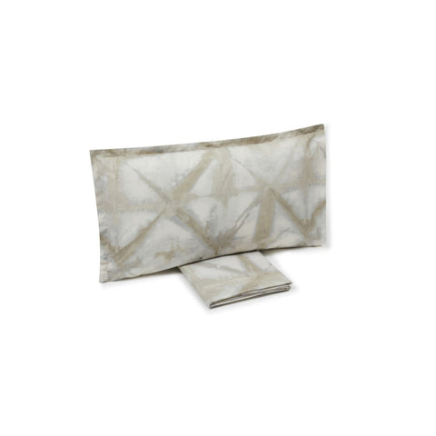 Copripiumino con federe Mirabello Shibori Geometrico in Percalle Luisiana
