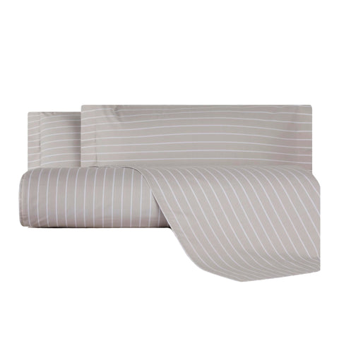 Copripiumino con federe Mirabello Luisiana Downing Geometrico in Percalle