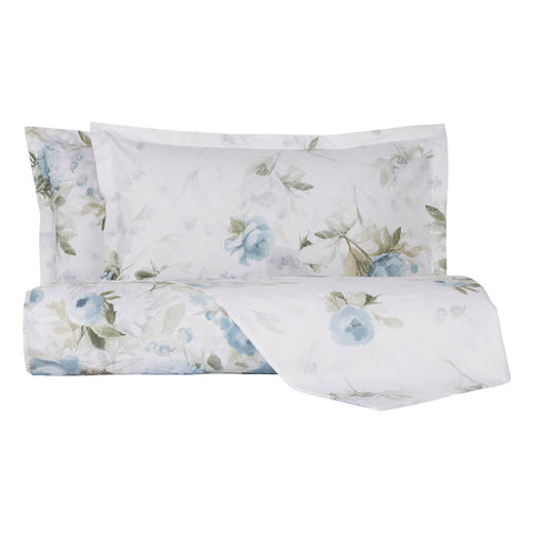 Copripiumino con federe Mirabello Moon peony Floreale in Percalle