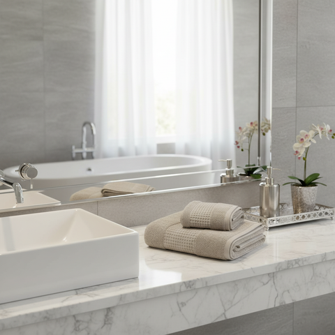 Telo Bagno Bellora Fiocco Tinta Unita in Spugna