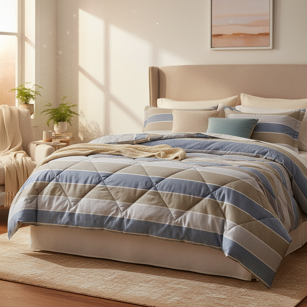 Trapunta Emporium Cortina Floreale in Percalle