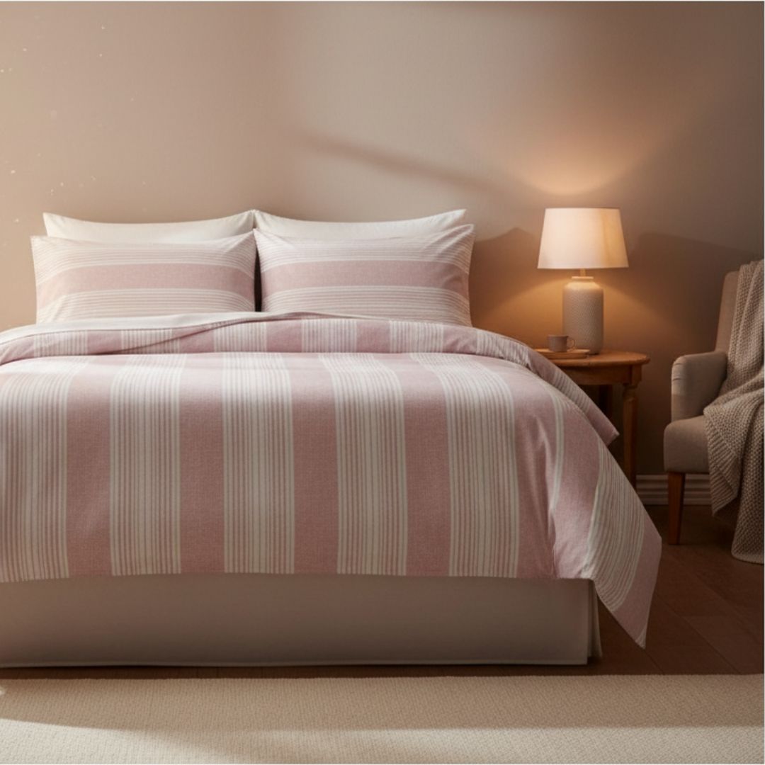 Barka Biancheria Da Letto In Cotone Renforcé – Set Matrimoniale Da 2 Pezzi: Copripiumino 135x200 Cm E Federa 80x80 Cm - 3
