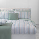 Lenzuolo copriletto con federe Bellora Duke Geometrico in Percalle
