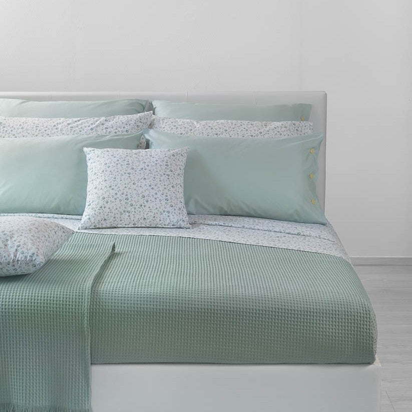 Lenzuolo copriletto con federe Bellora Ethel Floreale in Percalle