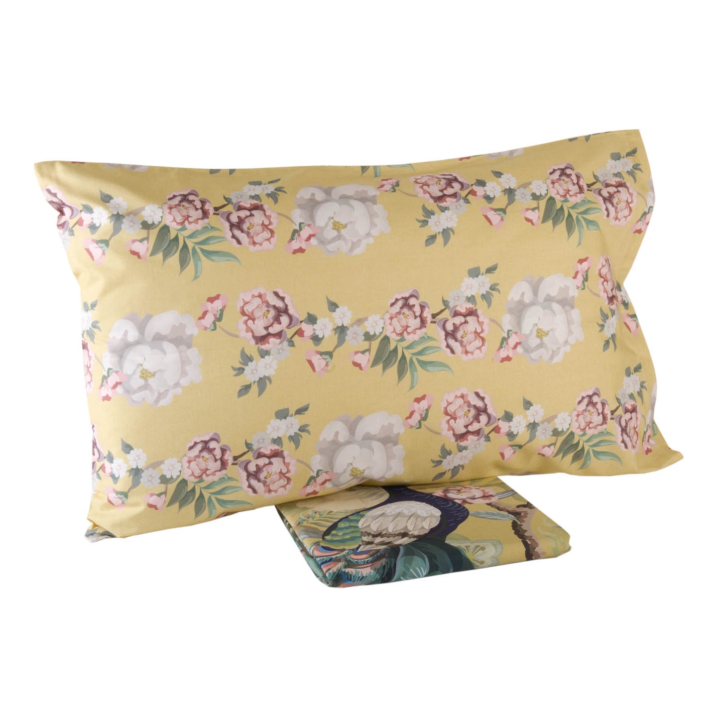 Lenzuolo copriletto con federe Mirabello Japan Moderno in Percalle Luisiana