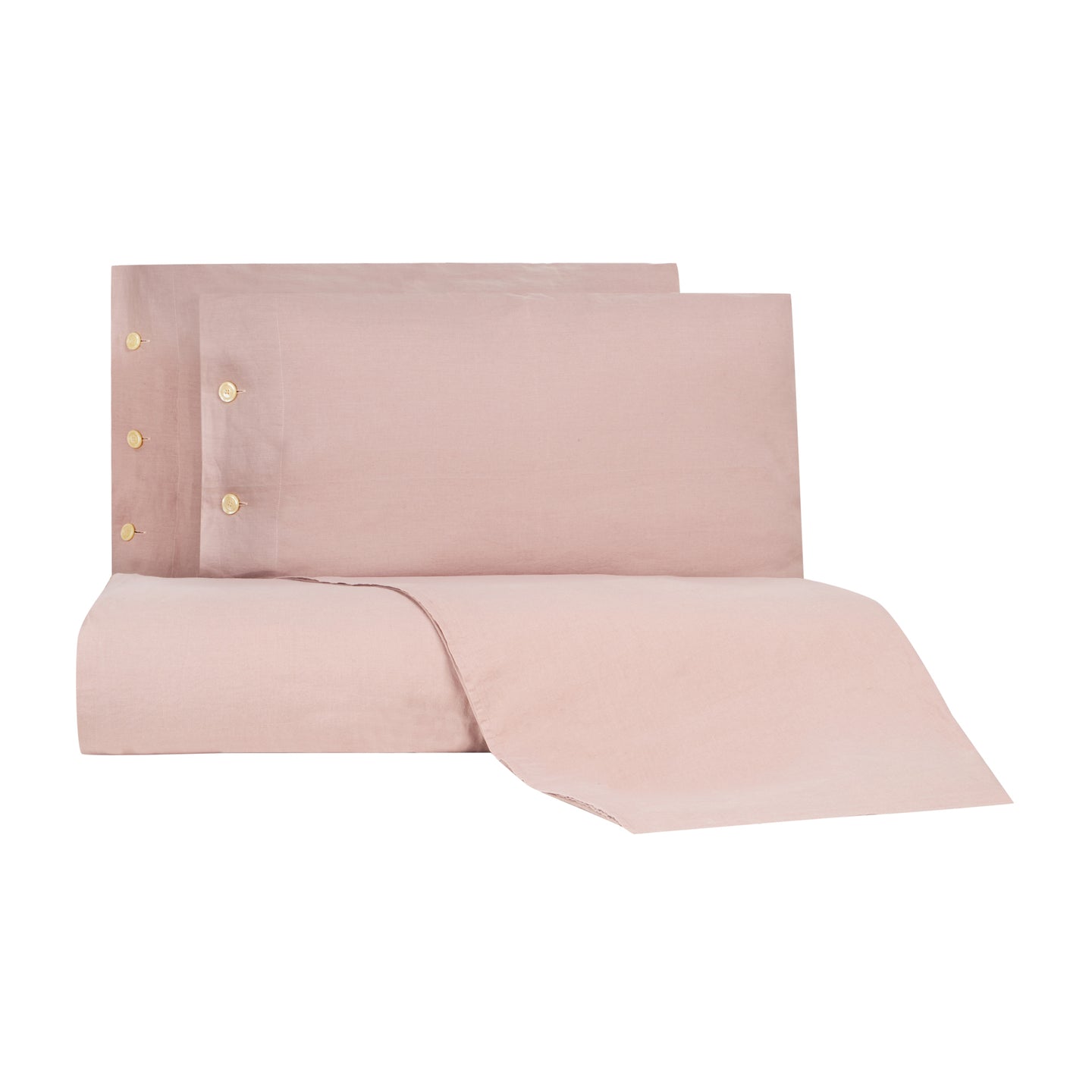 Copripiumino con federe Bellora Violino Tinta Unita in Misto lino