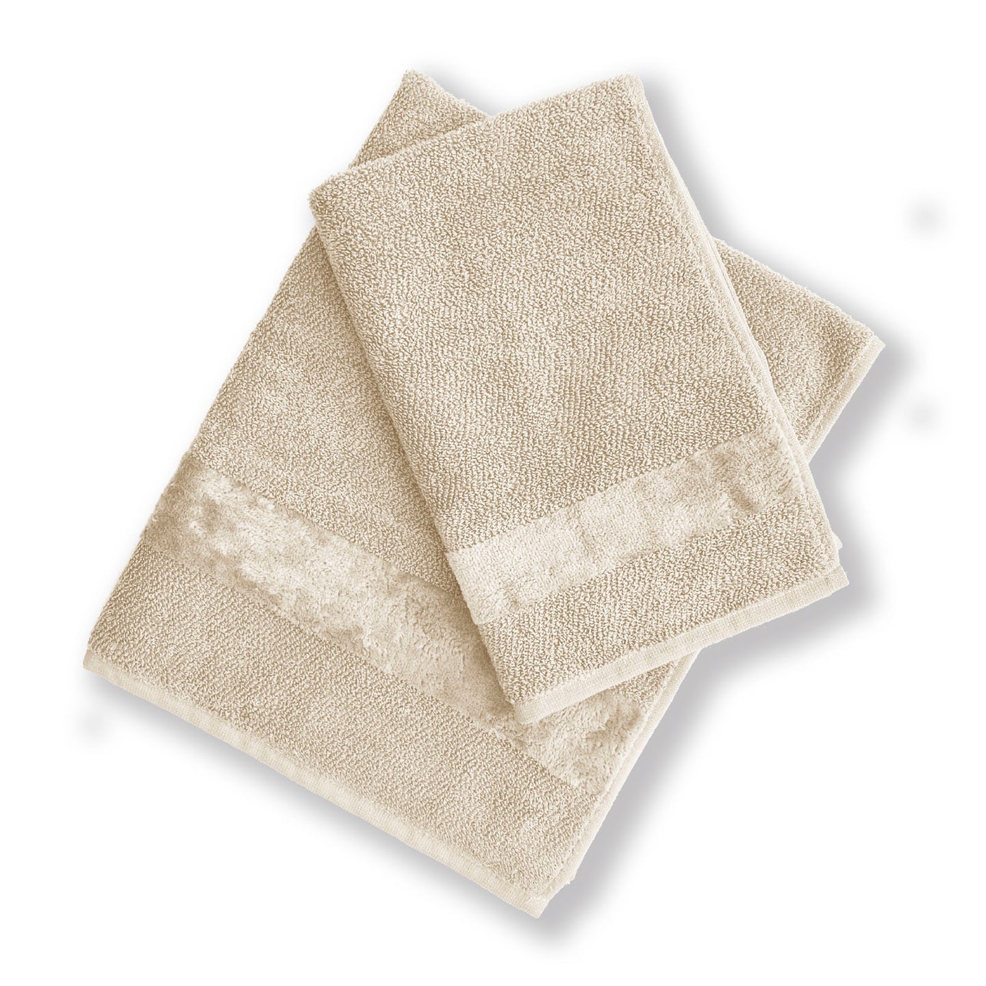 Asciugamano con Ospite Carrara Fyber New Fyber Tinta Unita in Spugna