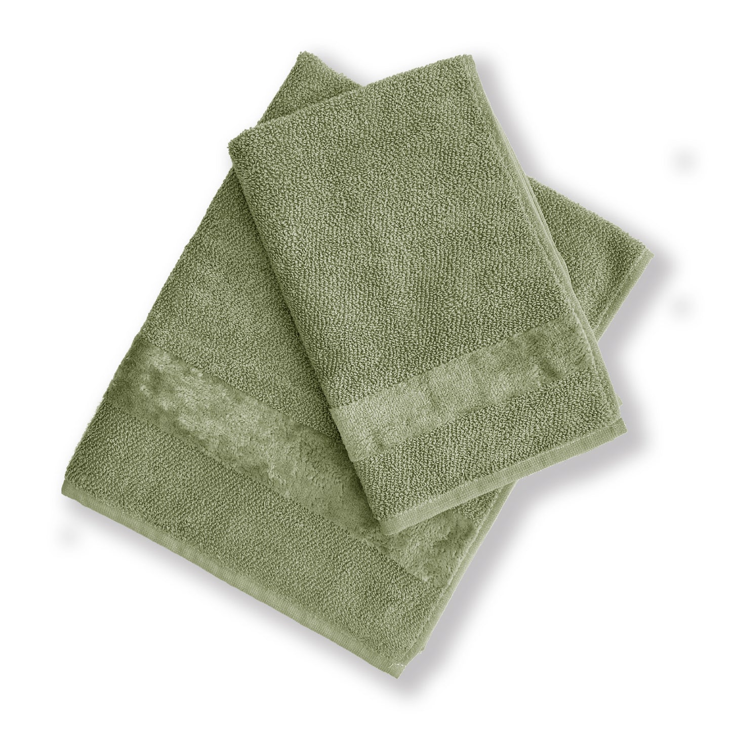 Asciugamano con Ospite Carrara Fyber New Fyber Tinta Unita in Spugna