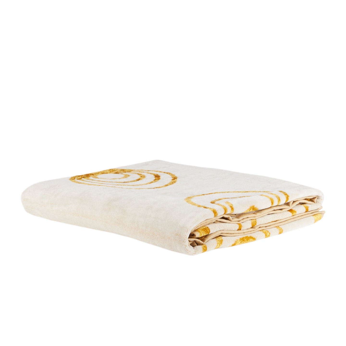 Telo Bagno Carrara Gold circles Moderno in Spugna