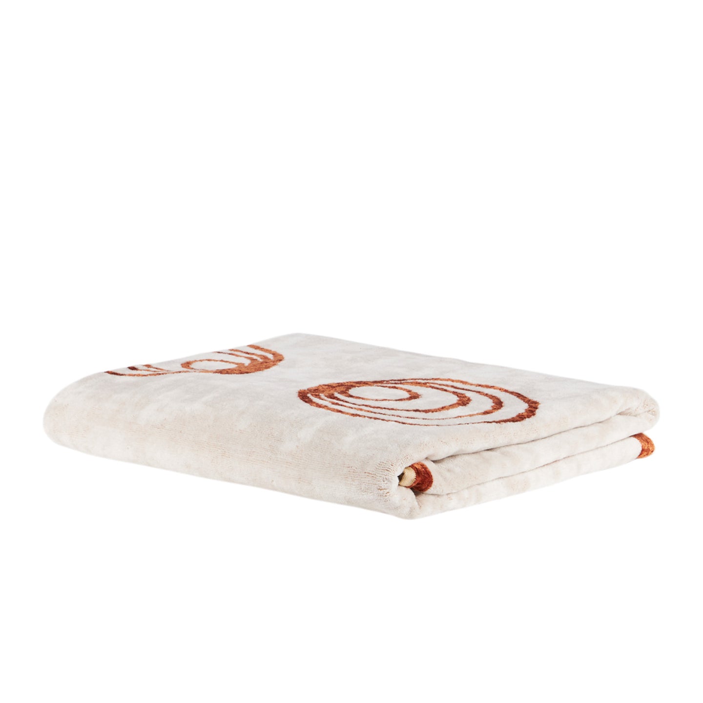 Telo Bagno Carrara Bronze circles Moderno in Spugna