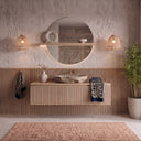 Telo Bagno Carrara Savana Moderno in Spugna