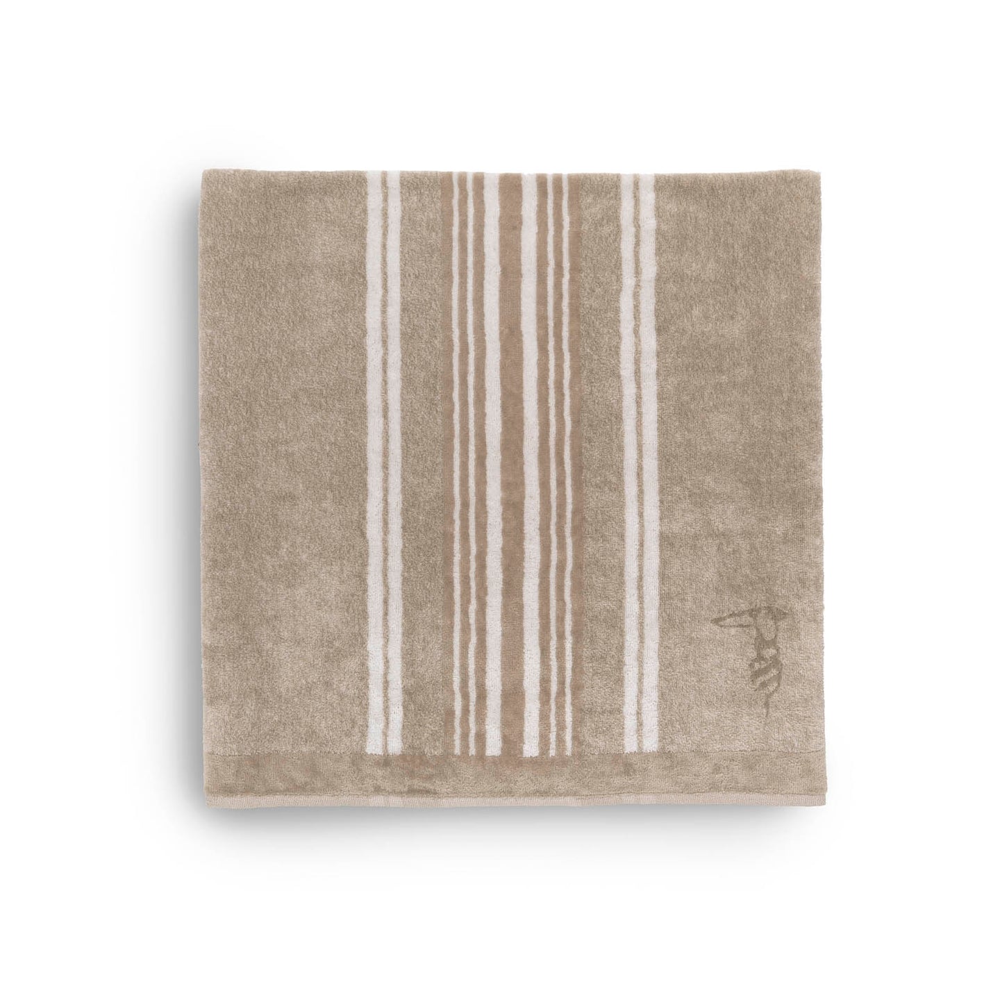 Telo Bagno Trussardi Sponge & Stripes Moderno in Spugna