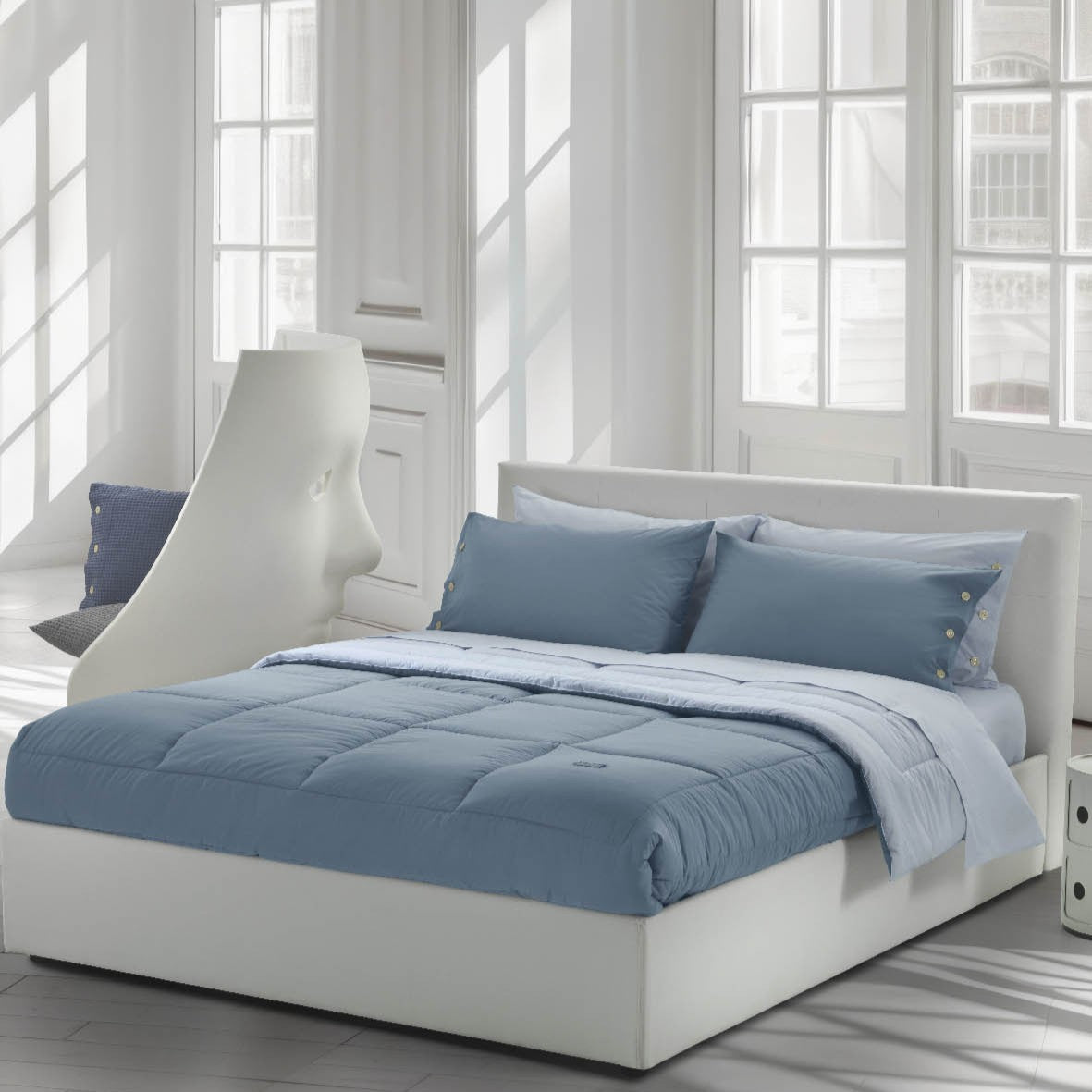 Trapunta Bellora Percolours Tinta Unita in Percalle