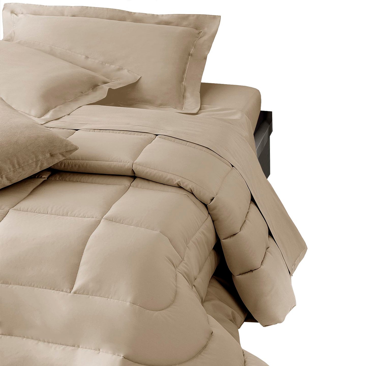 Trapunta Mirabello Brera Precious sateen Tinta Unita in Raso di cotone