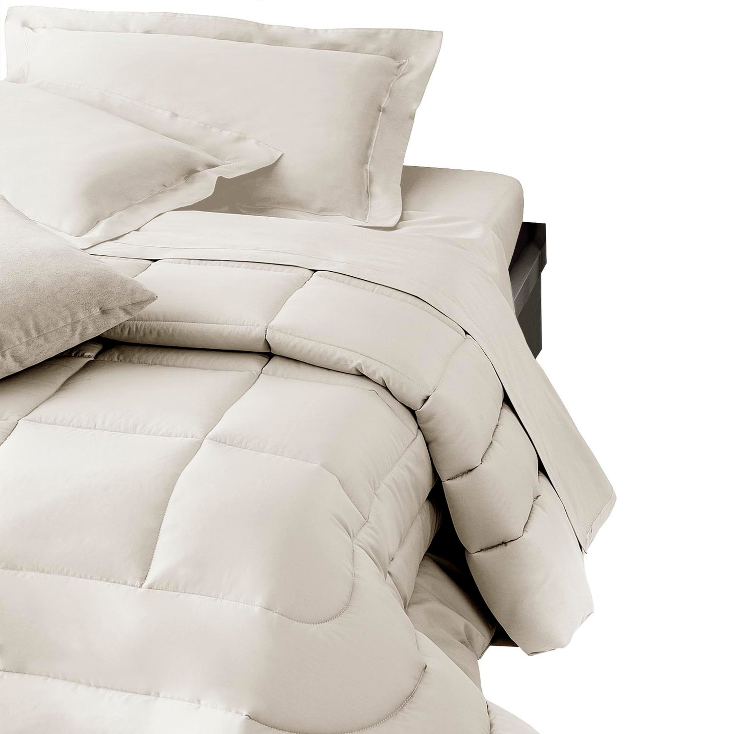 Trapunta Mirabello Brera Precious sateen Tinta Unita in Raso di cotone