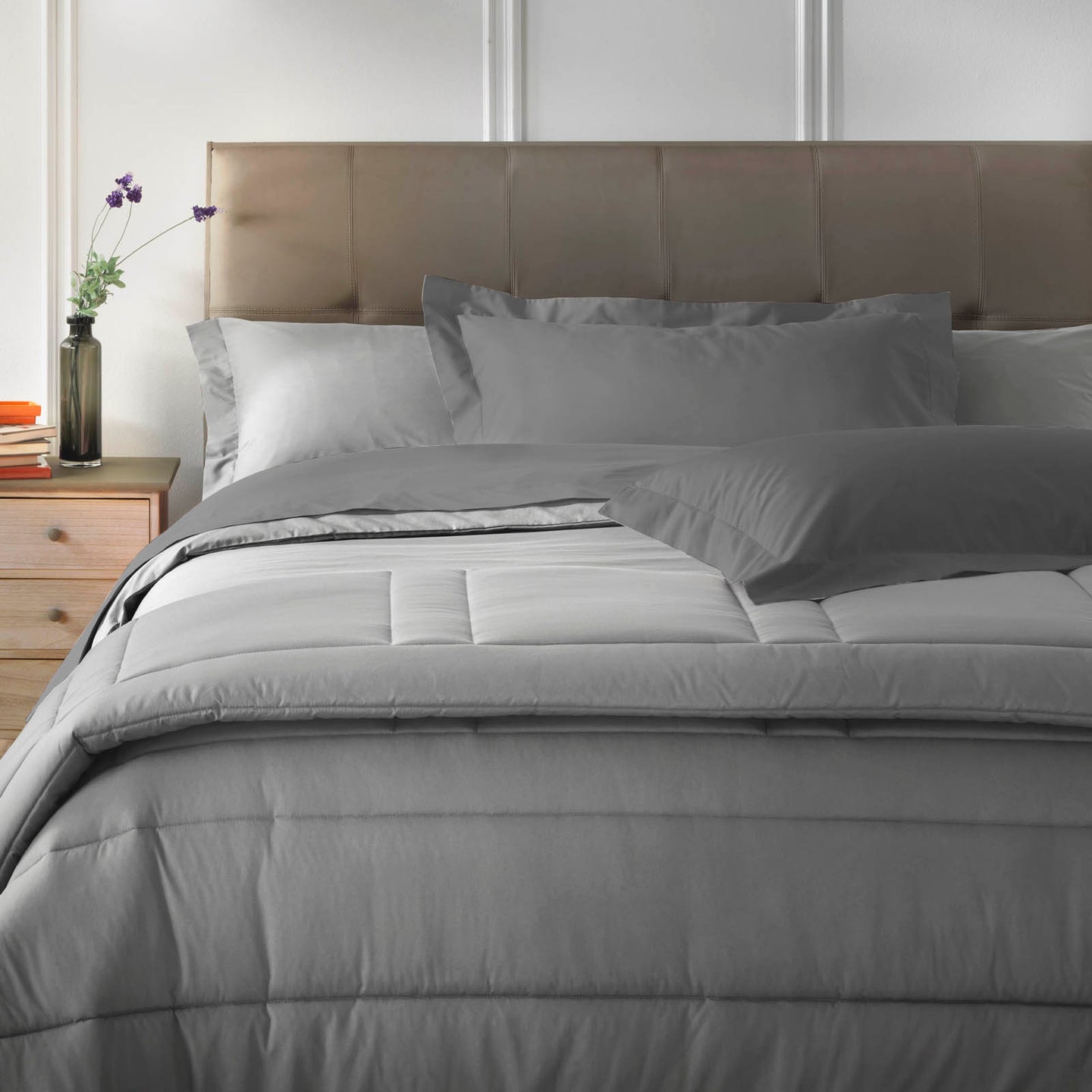 Trapunta Mirabello Luisiana Louisiana Tinta Unita in Percalle Luisiana