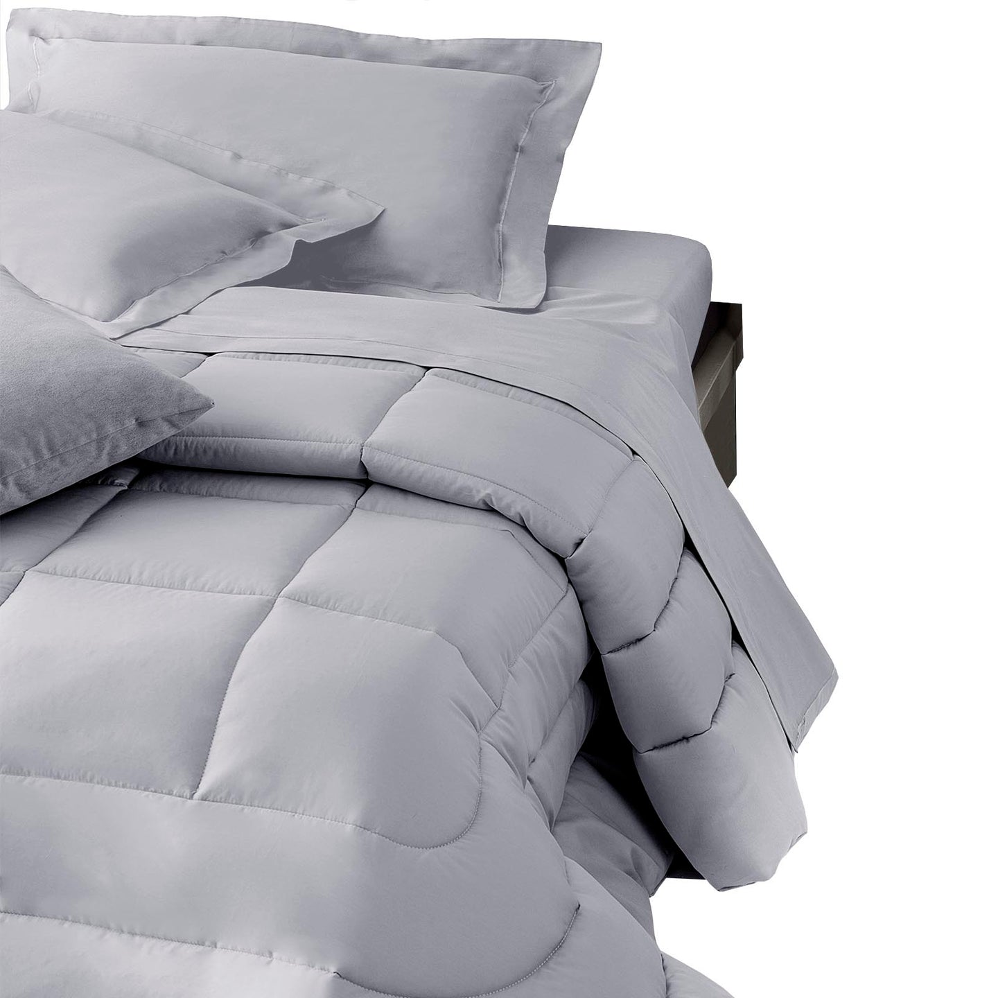 Trapunta Mirabello Brera Precious sateen Tinta Unita in Raso di cotone