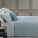 Trapunta Trussardi Straw Geometrico in Raso Jacquard