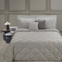 Trapunta Trussardi Tract Geometrico in Raso Jacquard